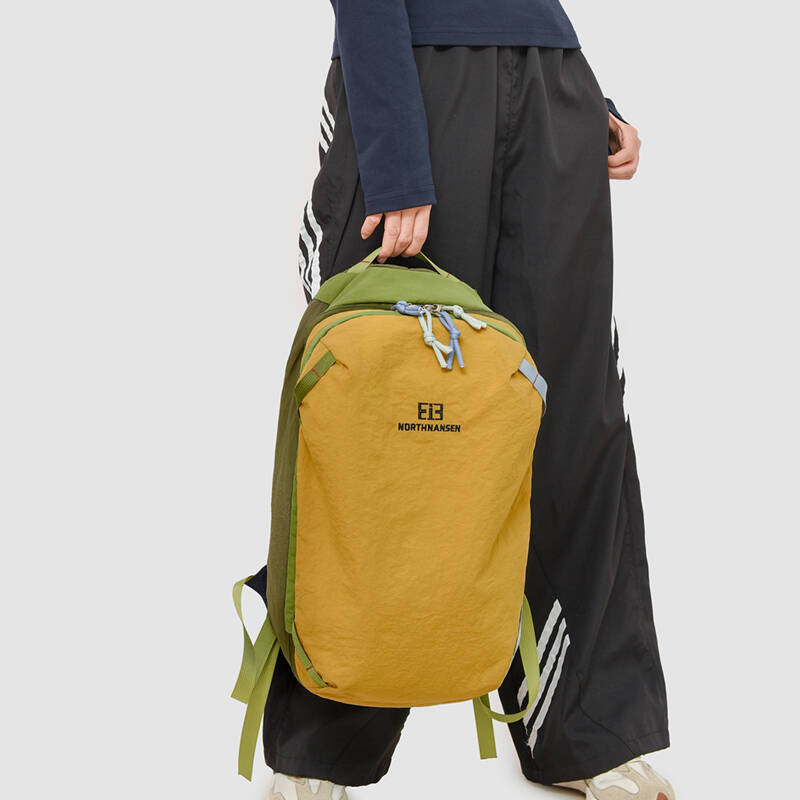 Embroidery Details - New Color Block Backpack Waterproof Nylon