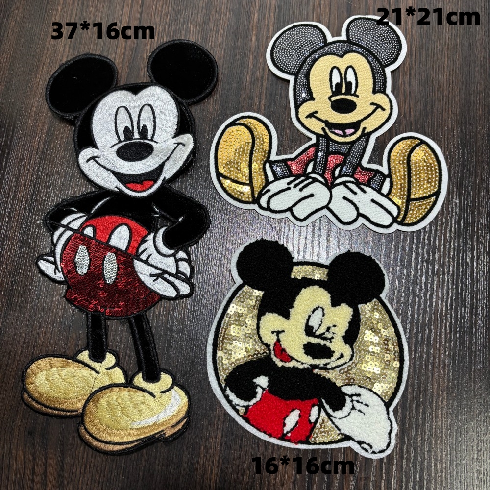 Embroidery Patches - Baby bib DIY embroidery fabric stickers