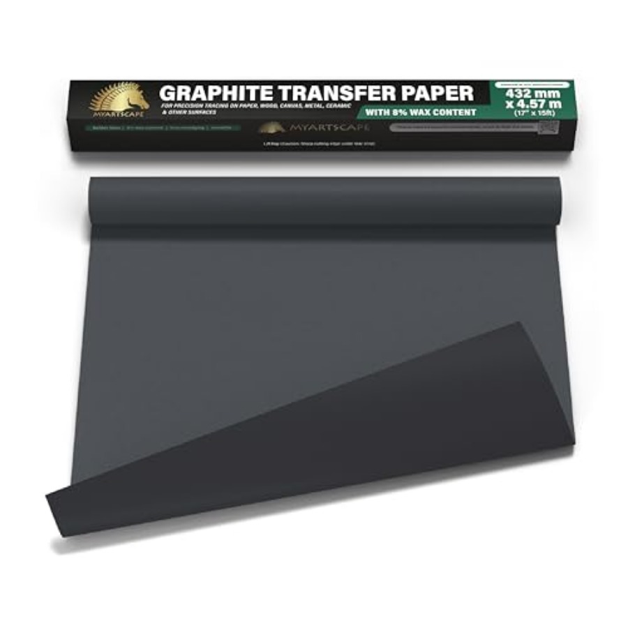 Transfer Paper Carbon - Graphite Transfer Paper Roll - Black