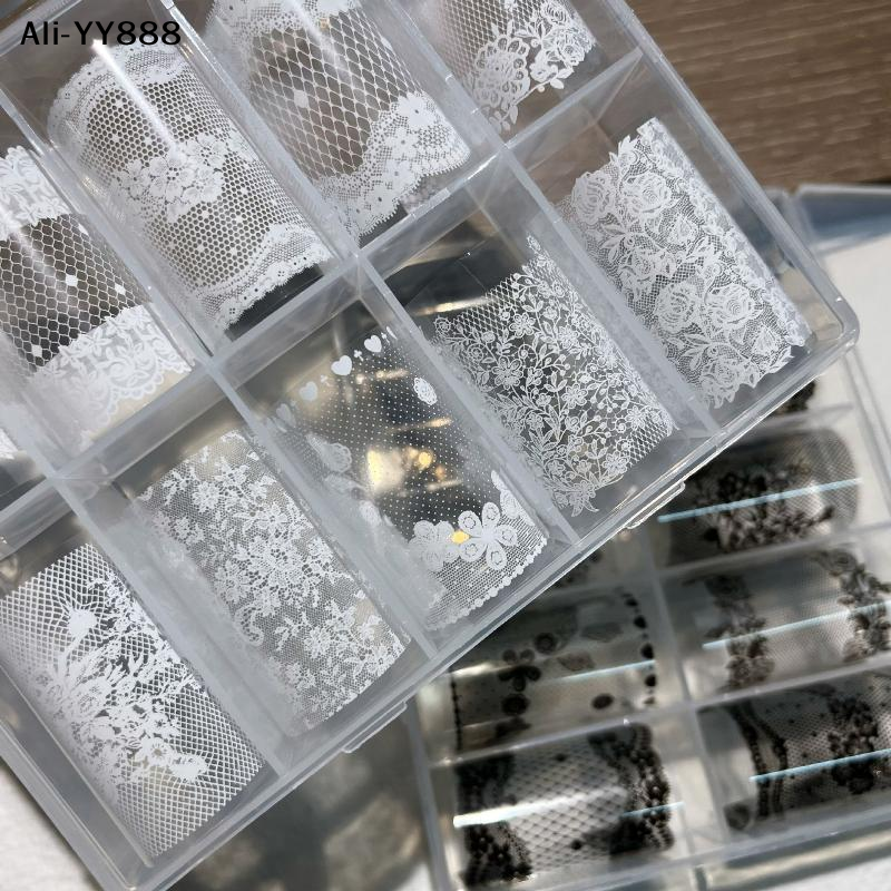 Transfer Paper Carbon - 【YY8】10 Rolls Sexy Lace Flower Nail