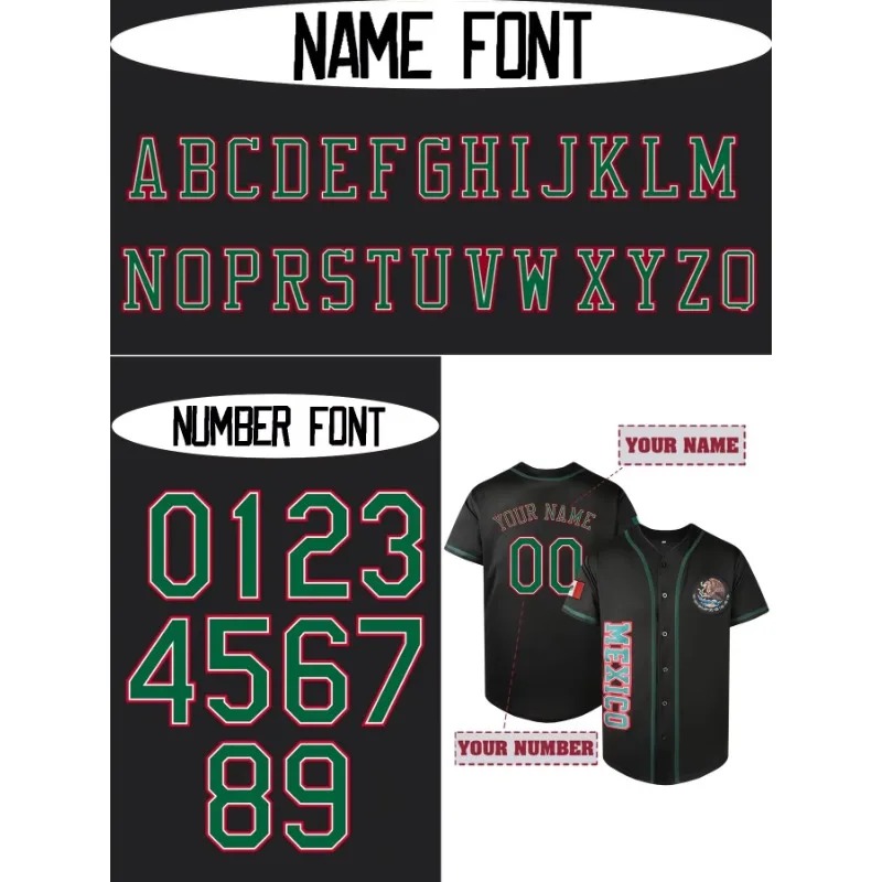 Customized Name&Number Men's E - Embroidery Name Designs のレビューと価格
