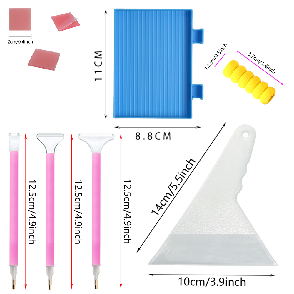 Diamond Painting Tools Kit wit - Embroidery Details のレビューと価格