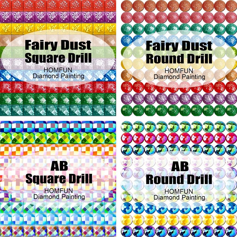 HOMFUN Fairy Dust AB Diamond P - Embroidery Lady Bug のレビューと価格