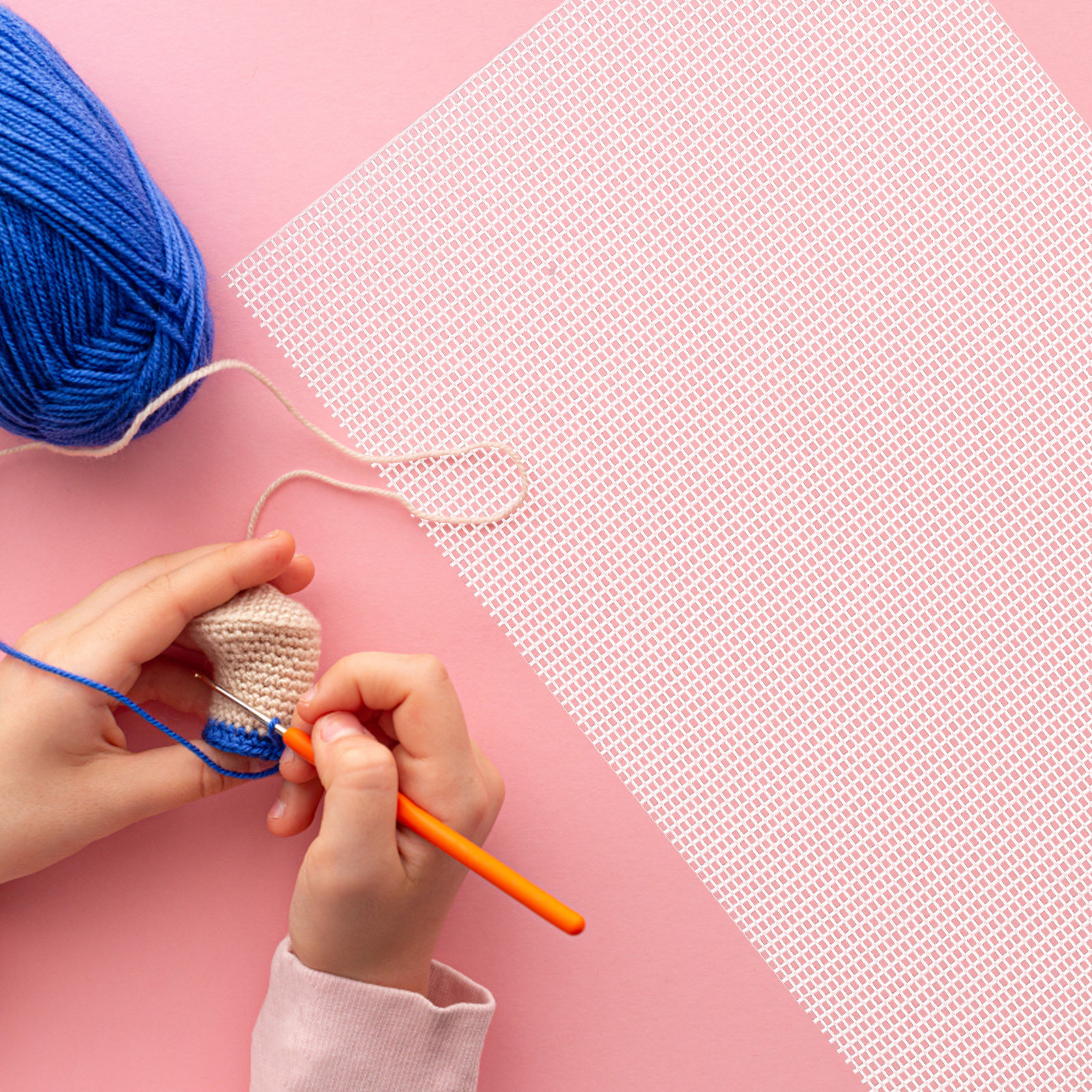 4Pcs Plastic Canvas Mesh Sheet - Embroidery Yarns のレビューと価格