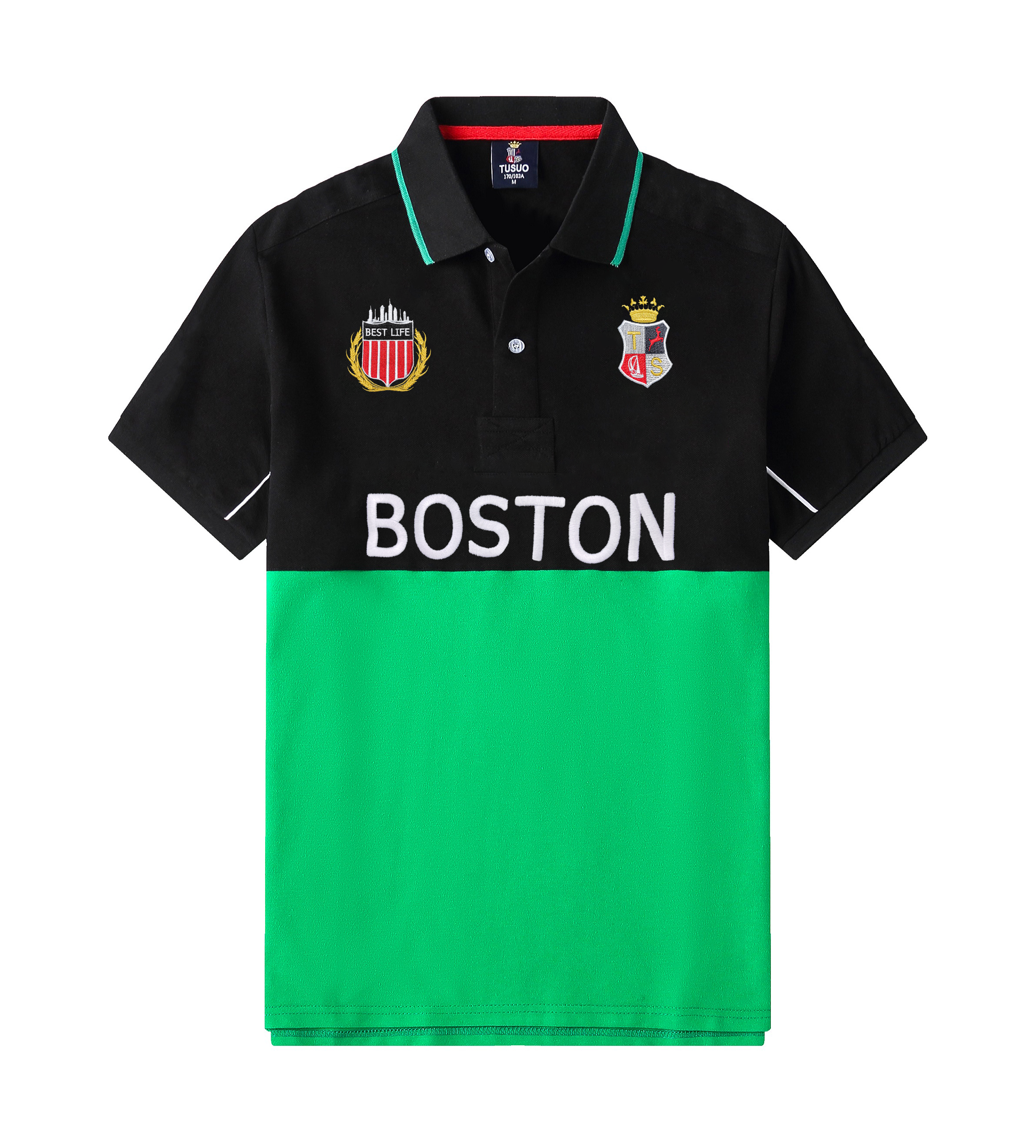 Men's Polo Shirt Classic Switz - Embroidery Cotton Shirt のレビューと価格