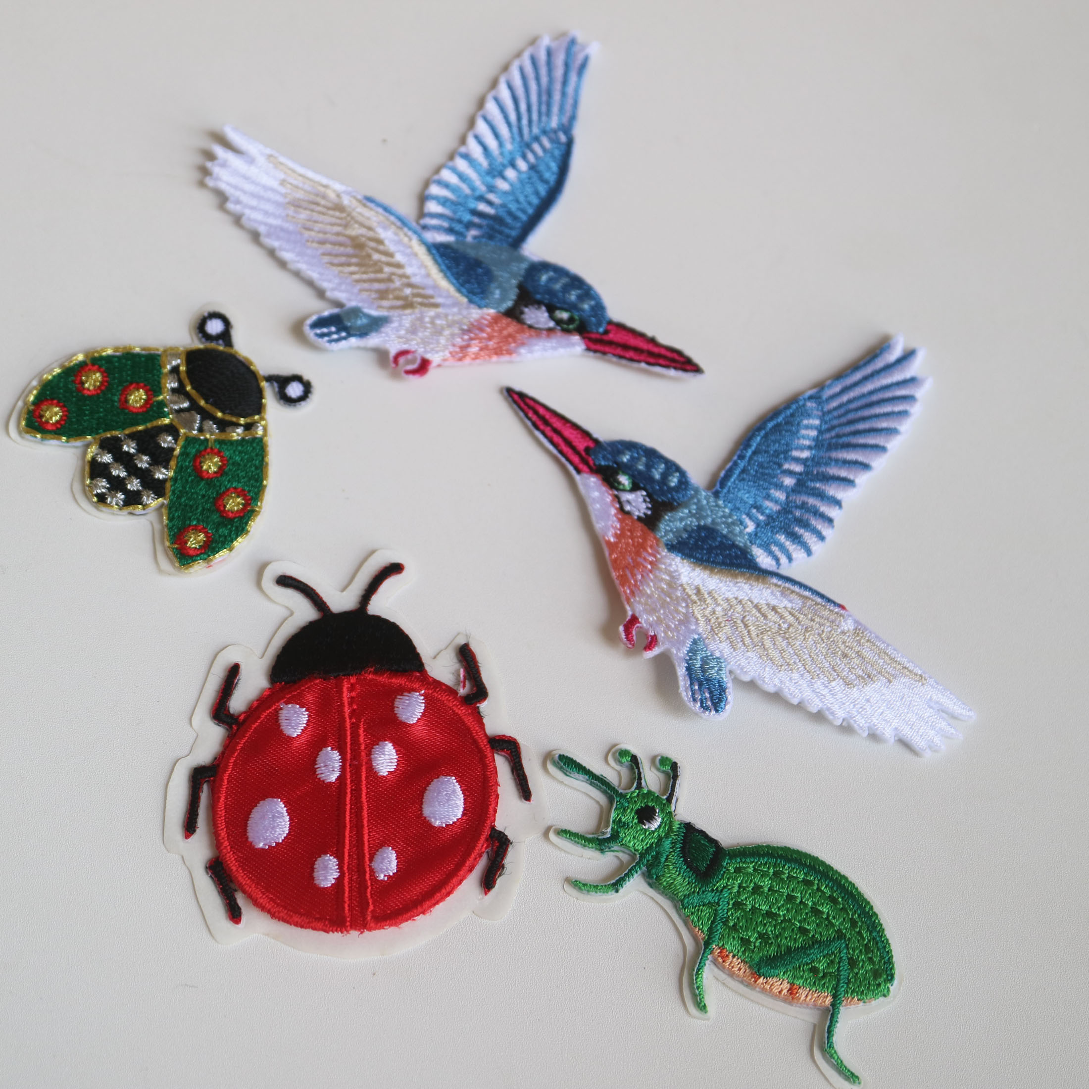 5pc Fashion Ladybug beetle ins - Embroidery Lady Bug のレビューと価格