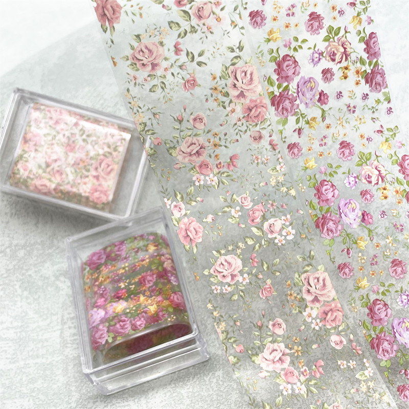 1Pc 100cm Flower Nail Foils fo - Transfer Paper Carbon のレビューと価格