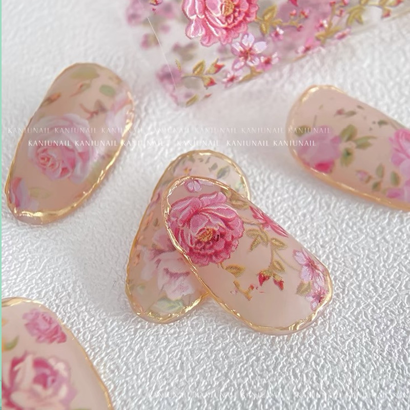 1Pc 100cm Flower Nail Foils fo - Transfer Paper Carbon のレビューと価格