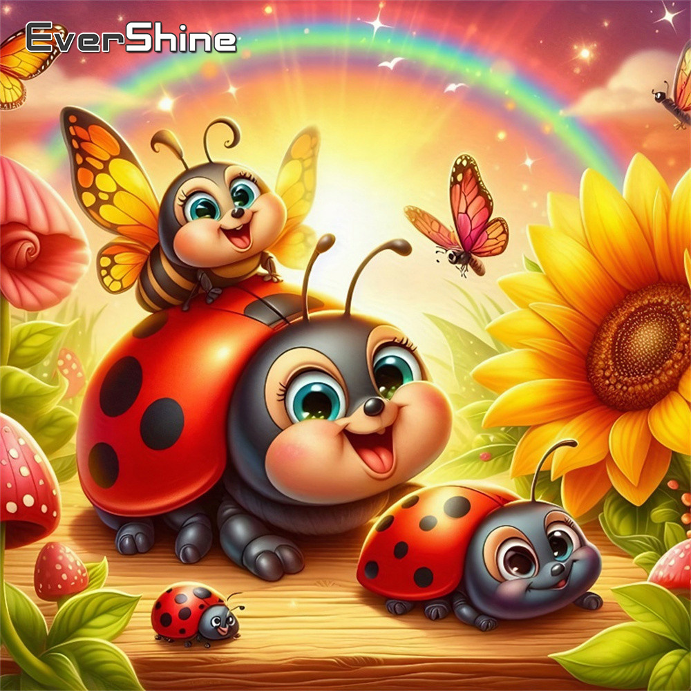 Evershine Diamond Mosaic Ladyb - Embroidery Lady Bug のレビューと価格