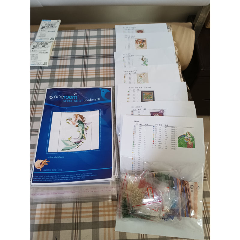 Cross Stitch Kit DIY Set Livin - Embroidery Lady Bug のレビューと価格