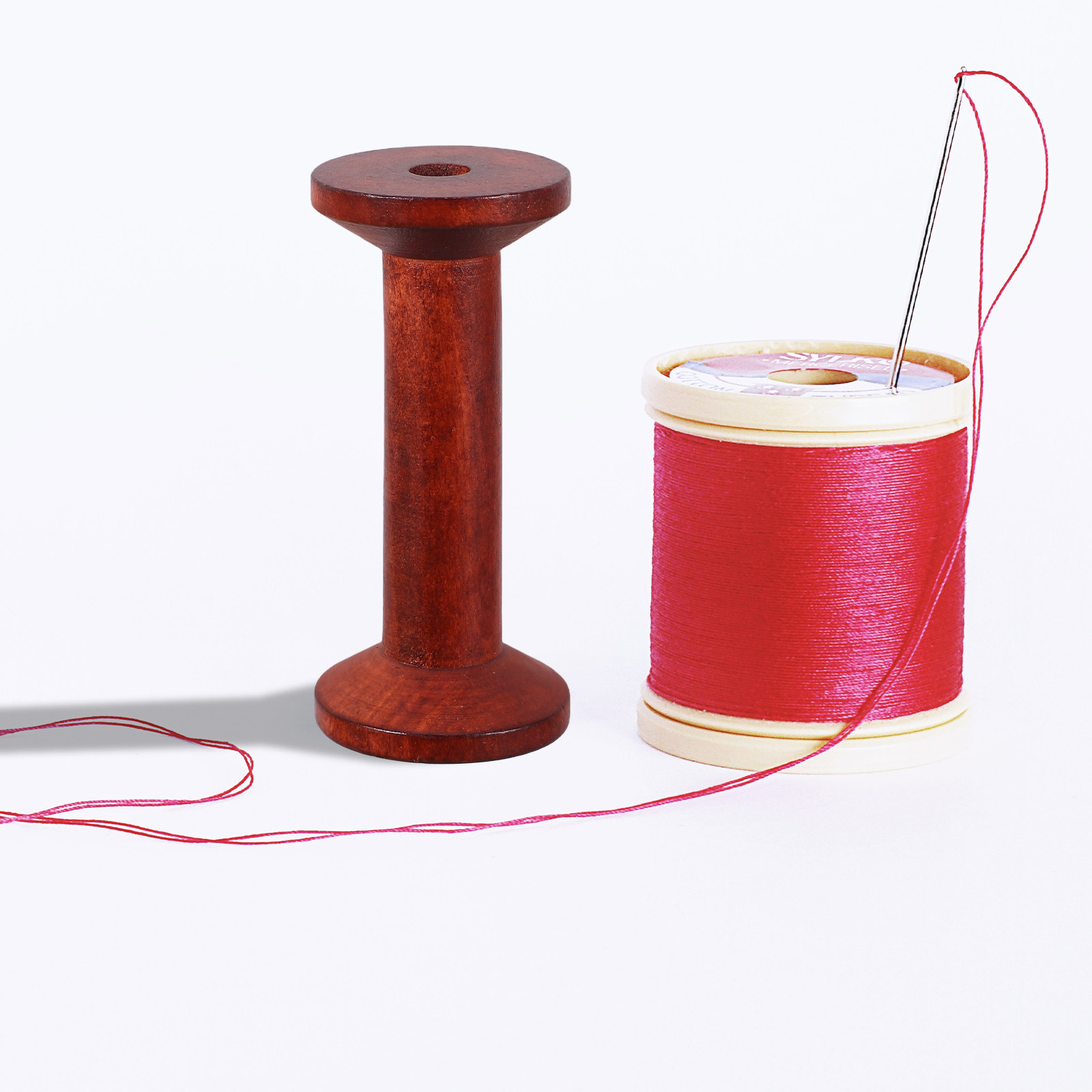 6Pcs Smooth Wood Thread Spools - Embroidery Yarns のレビューと価格