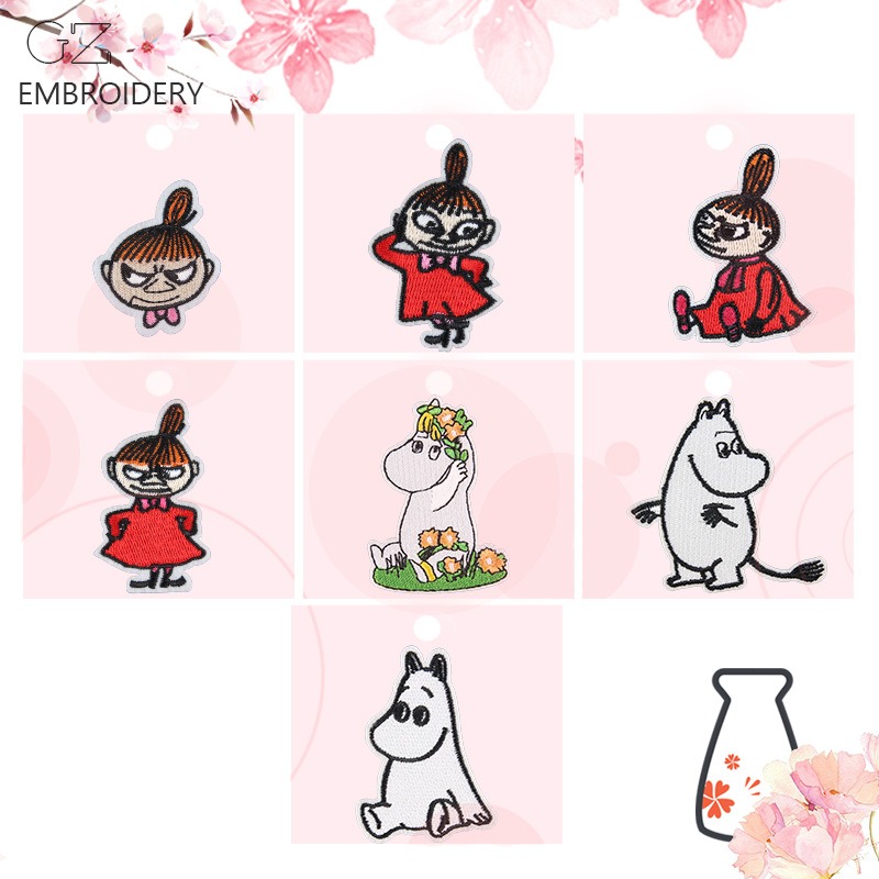 Moomin Cute Cartoon Embroidere - Embroidery Patches のレビューと価格