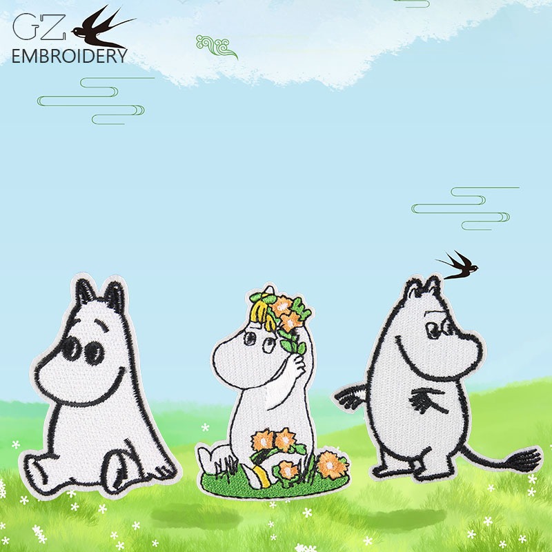 Moomin Cute Cartoon Embroidere - Embroidery Patches のレビューと価格