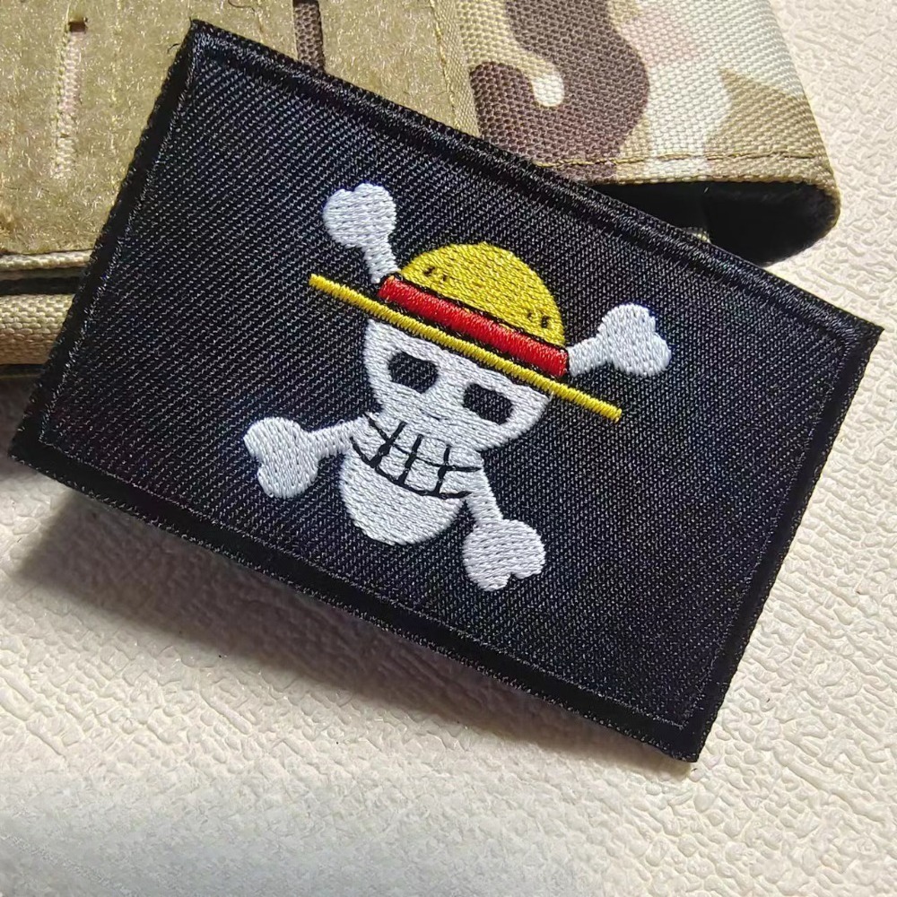 One Piece Cartoon sleeve patch - Embroidery Patches のレビューと価格