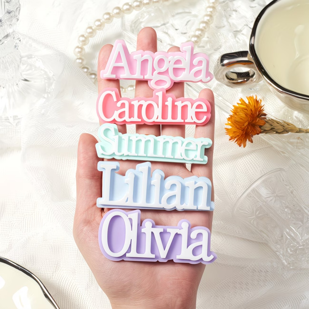 Custom Name Brooch Personalize - Embroidery Name のレビューと価格