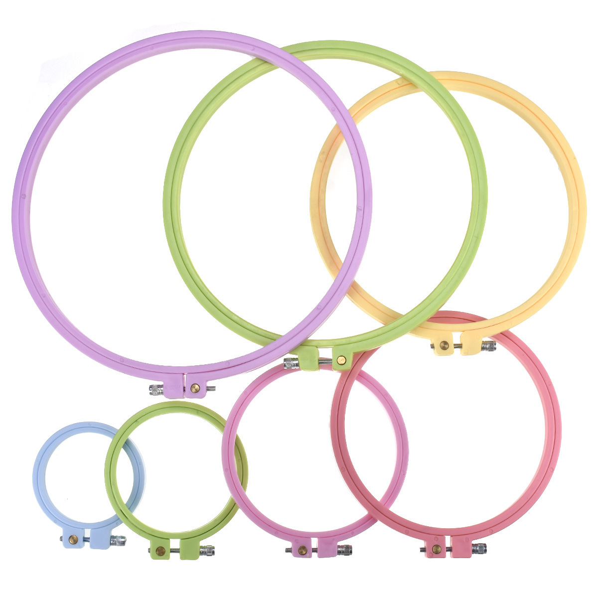 1/7pcs 7-25cm Plastic Embroide - Embroidery Details のレビューと価格