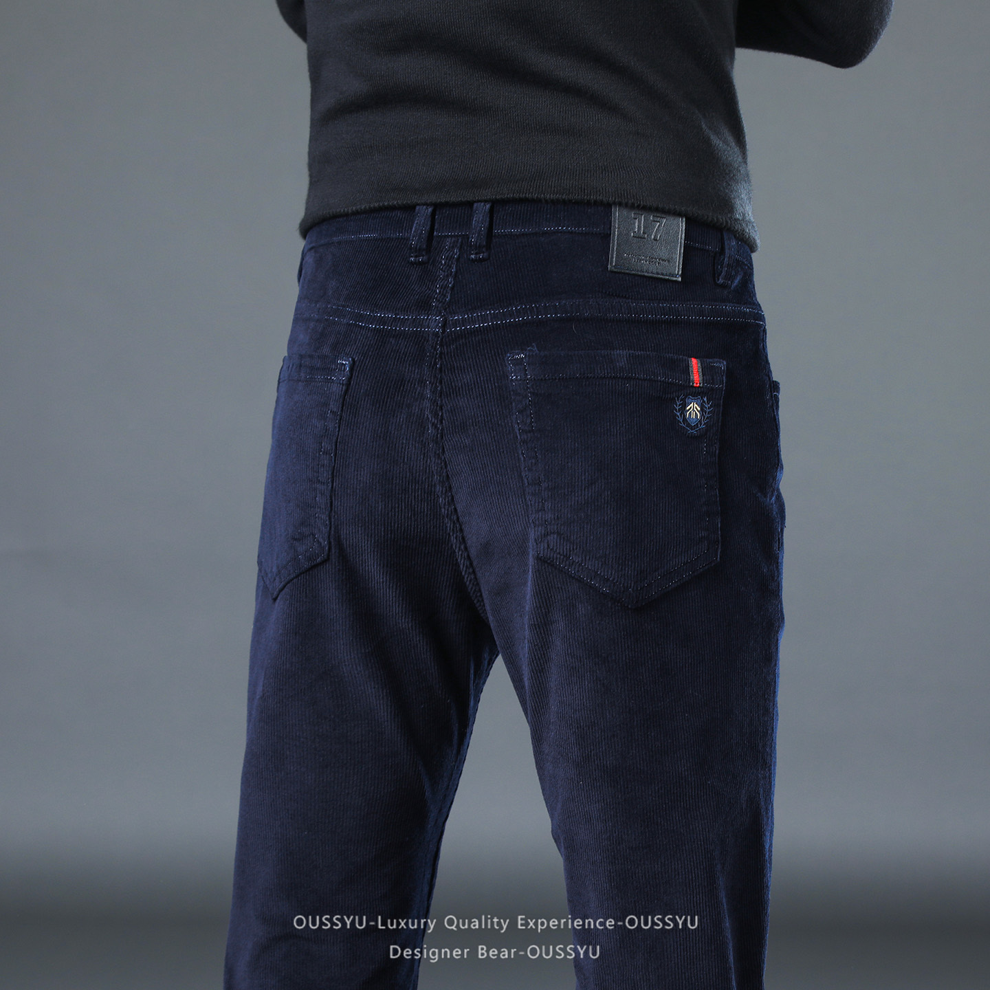 Autumn Winter Thick Men's Cott - Embroidery Texture のレビューと価格