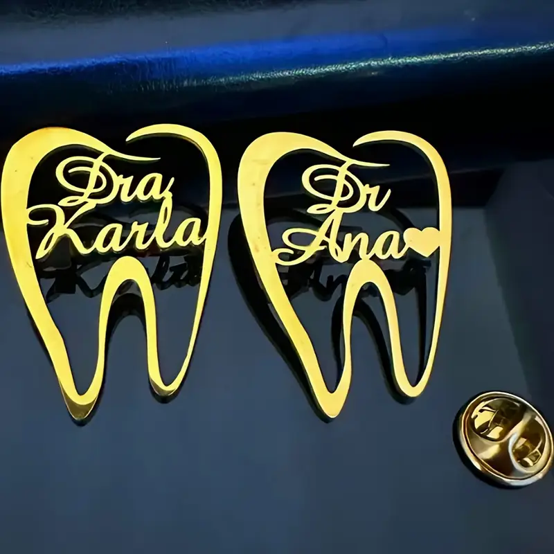 1PC Customized Teeth Dentist N - Embroidery Name のレビューと価格