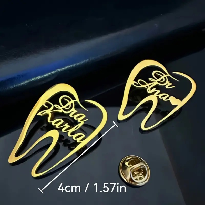 1PC Customized Teeth Dentist N - Embroidery Name のレビューと価格
