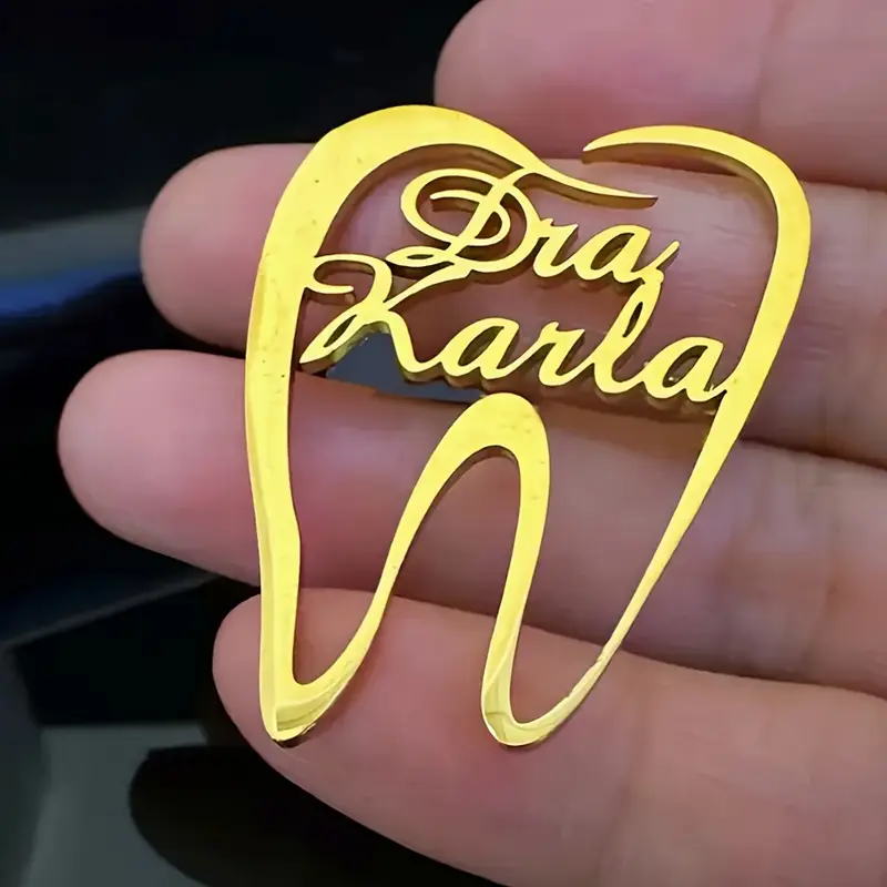 1PC Customized Teeth Dentist N - Embroidery Name のレビューと価格