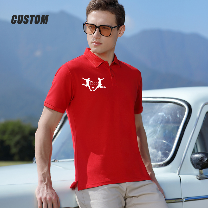 Personality Customization polo - Embroidery Cotton Shirt のレビューと価格