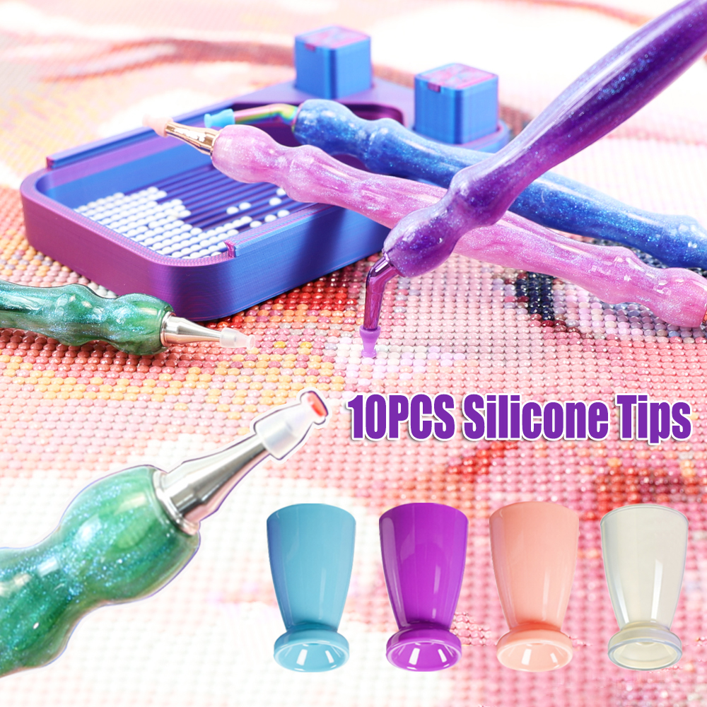 10PCS Mini Silicone Tips For D - Embroidery Details のレビューと価格