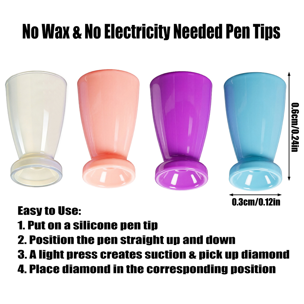 10PCS Mini Silicone Tips For D - Embroidery Details のレビューと価格