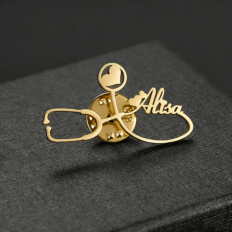 Auxauxme Custom Stethoscope Na - Embroidery Name のレビューと価格