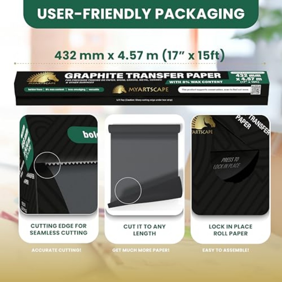 Graphite Transfer Paper Roll - - Transfer Paper Carbon のレビューと価格