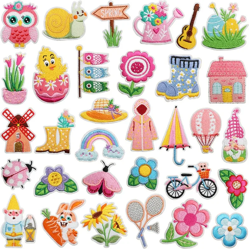 10/20PCS Bulk Spring Theme Emb - Embroidery Lady Bug のレビューと価格