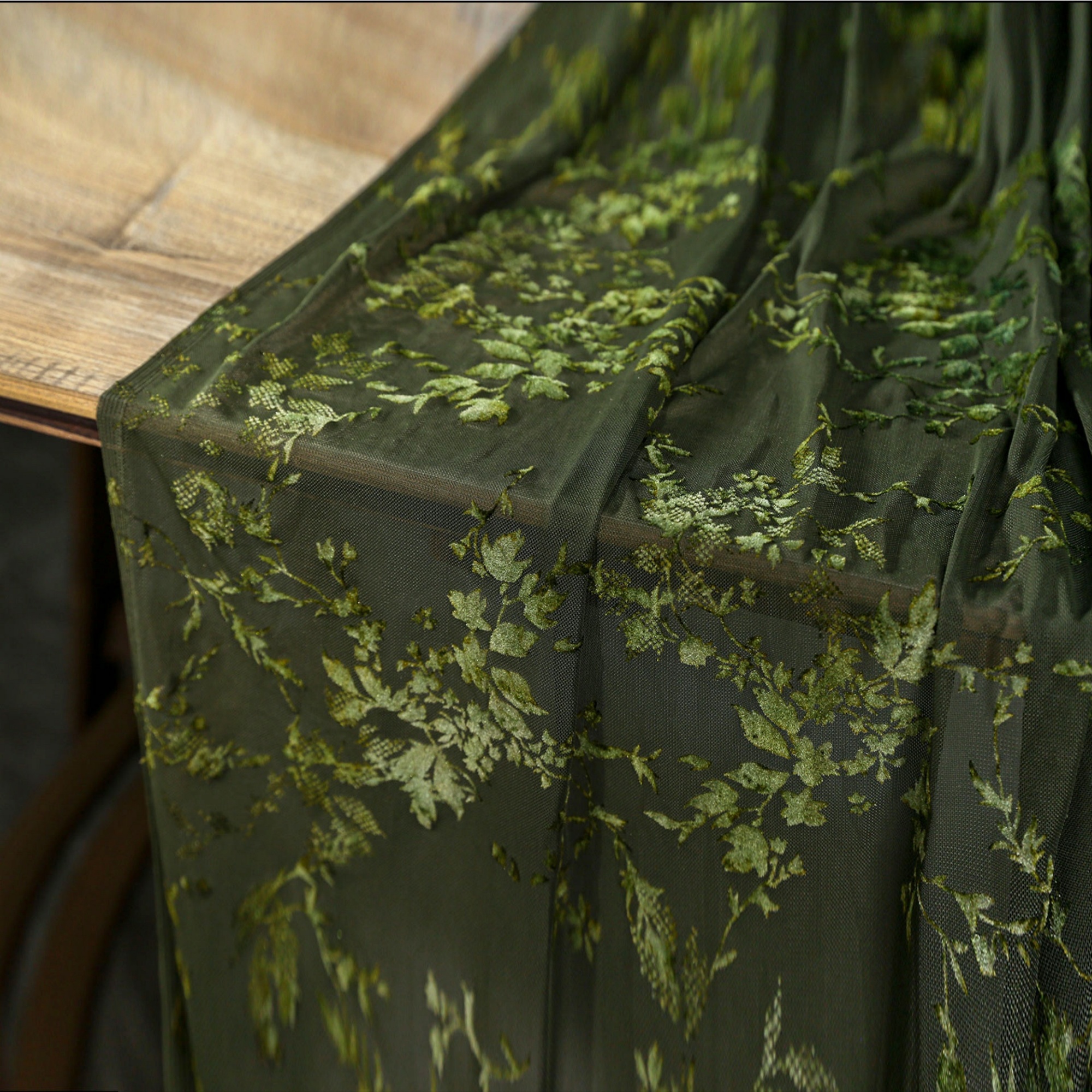 0.5Meter Green Velvet Flocking - Embroidery Texture のレビューと価格