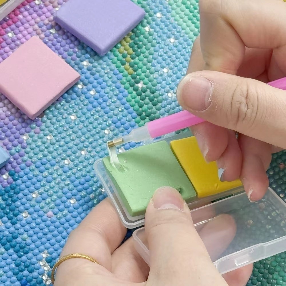 1/2PCS Silicone Diamond Painti - Embroidery Details のレビューと価格