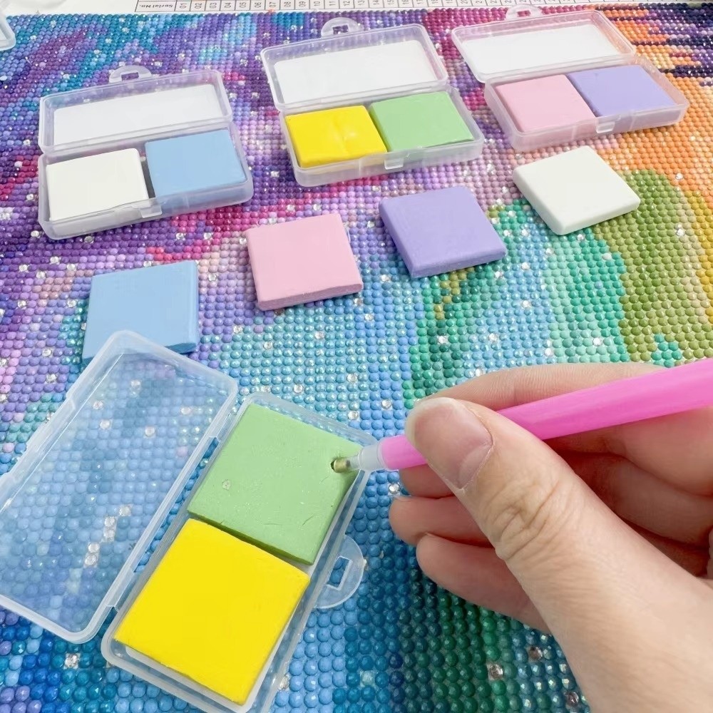 1/2PCS Silicone Diamond Painti - Embroidery Details のレビューと価格
