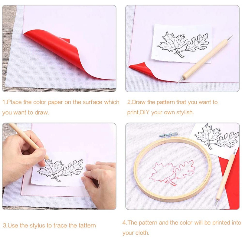 10Pcs Embroidery Transfer Pape - Transfer Paper Carbon のレビューと価格