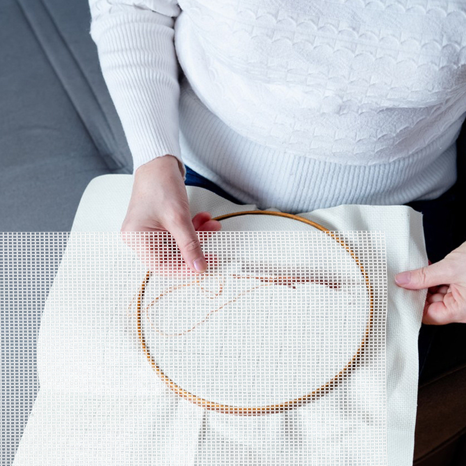 4pcs Plastic Canvas Sheets Yar - Embroidery Yarns のレビューと価格