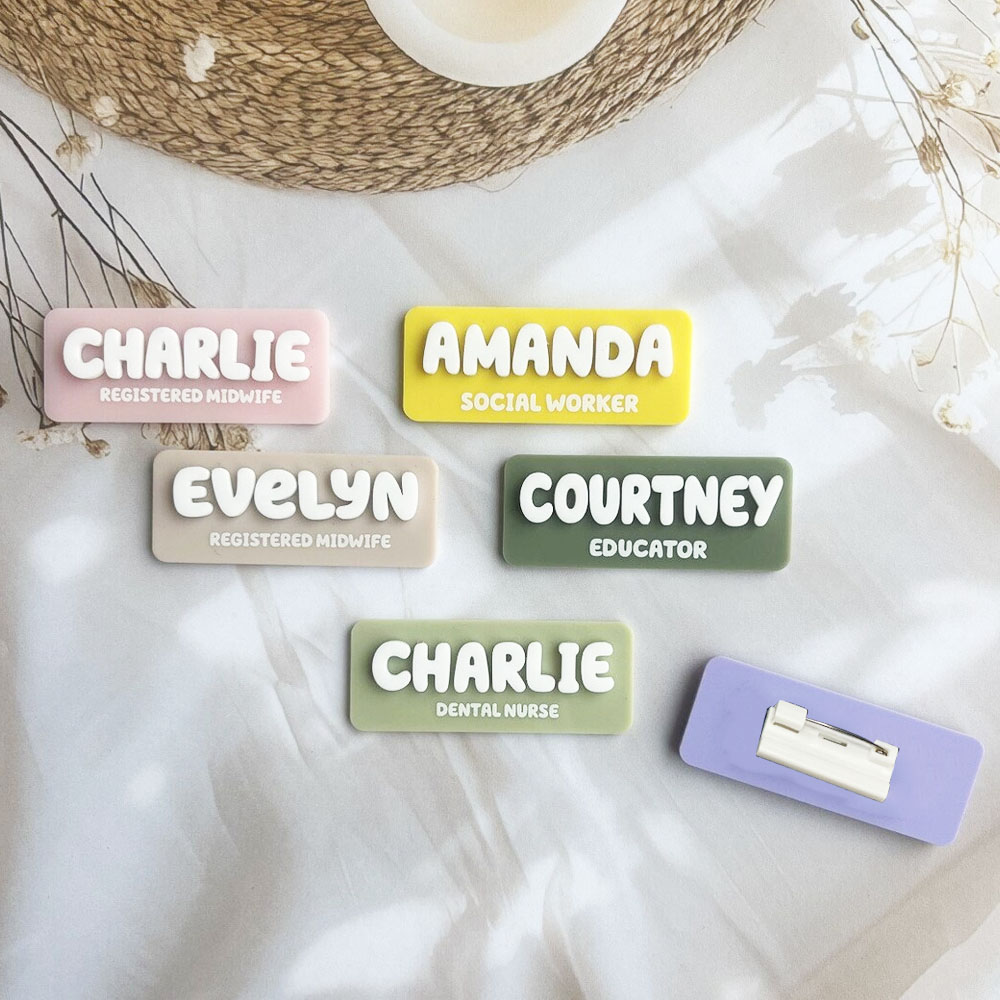 Custom Name Brooch Personalize - Embroidery Name のレビューと価格