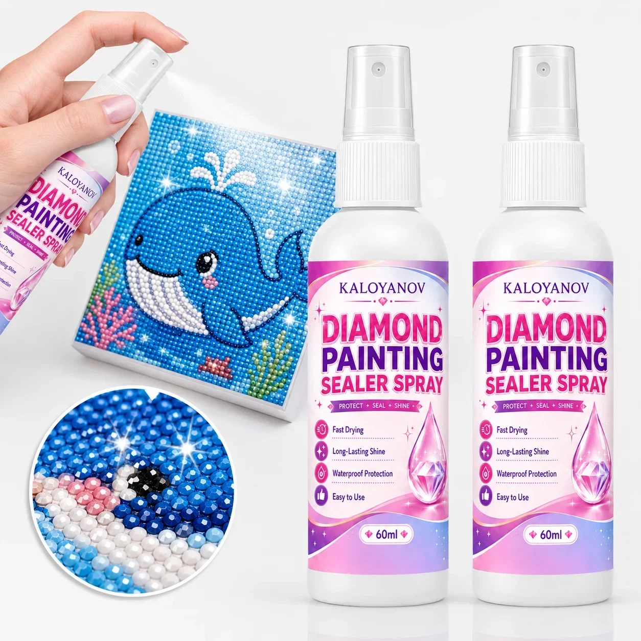 5D Diamond Painting Sealer Spr - Embroidery Details のレビューと価格