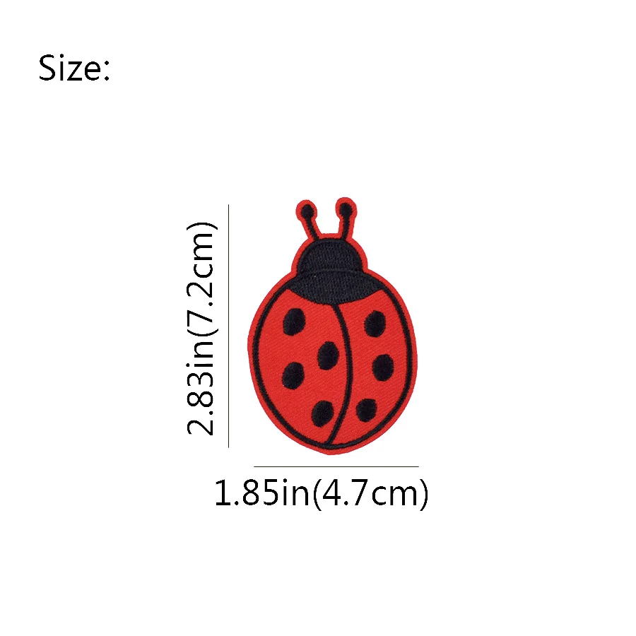 Patches for Clothes Iron on Ap - Embroidery Lady Bug のレビューと価格
