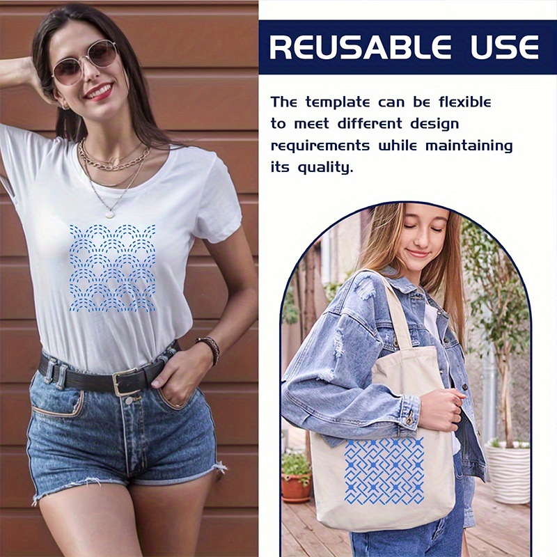 30Pcs Embroidery Templates DIY - Embroidery Yarns のレビューと価格