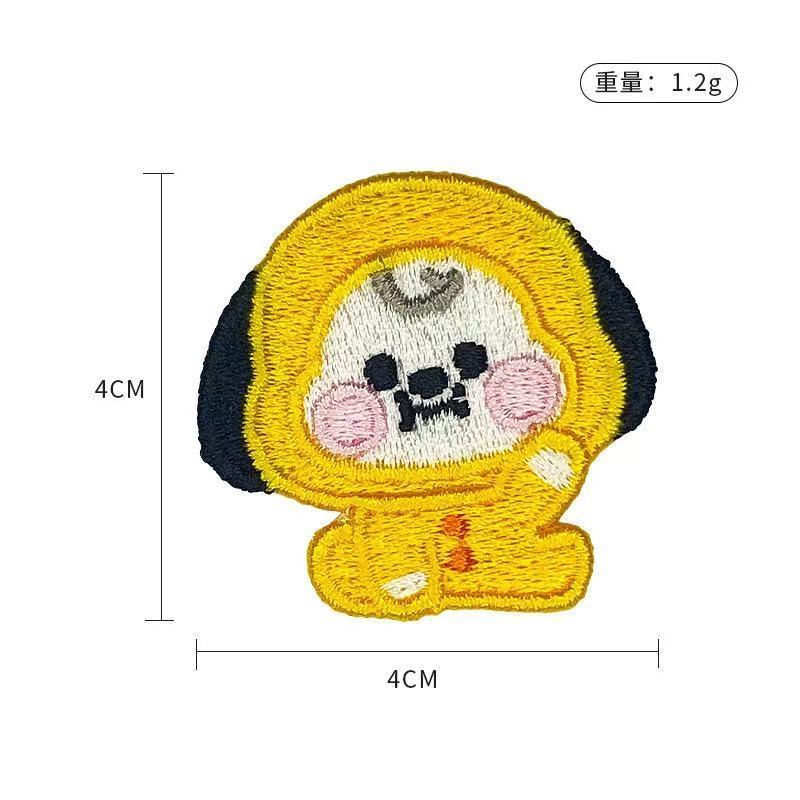 BT21 cartoon cute embroidered  - Embroidery Patches のレビューと価格