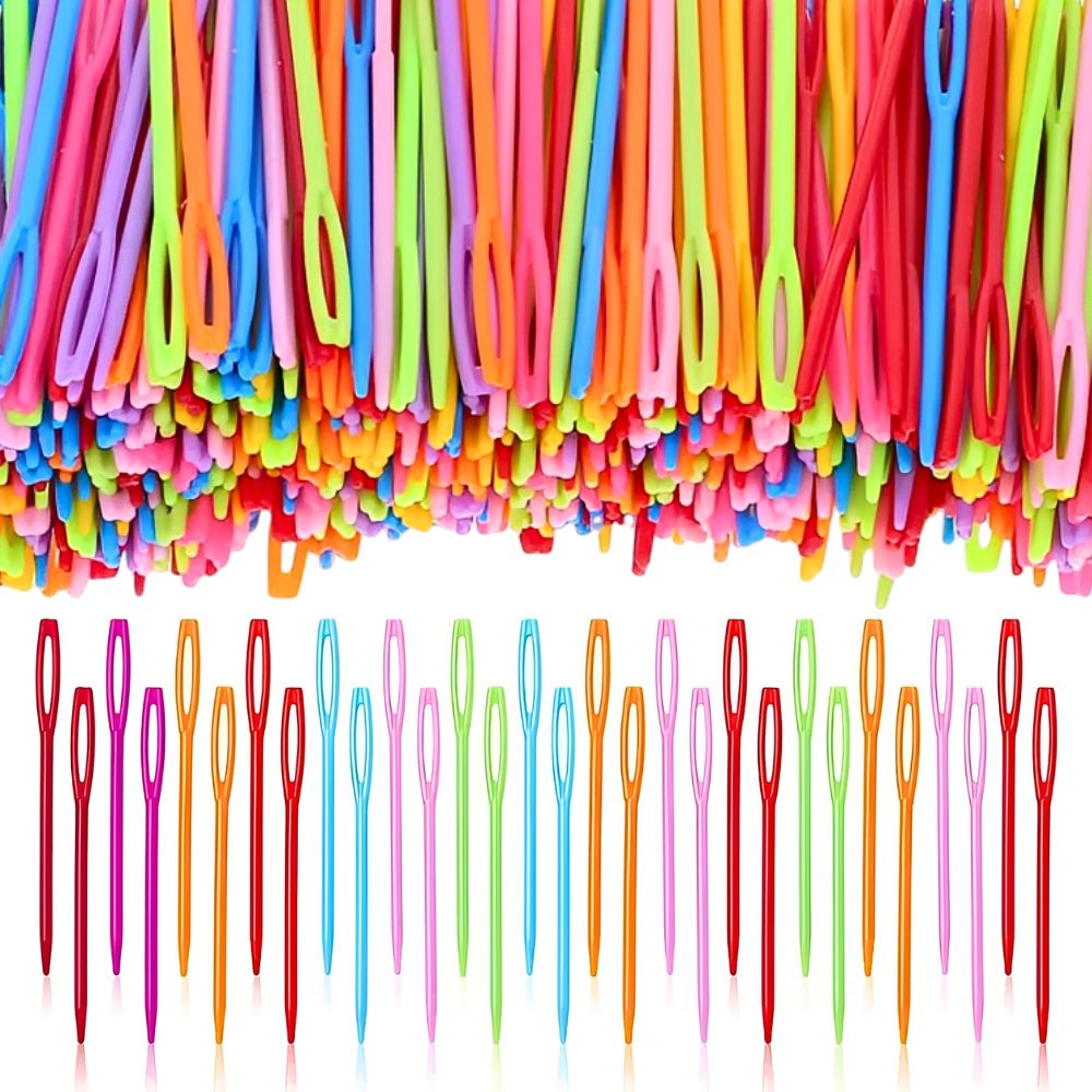 50/150pcs 7cm Random Blunt Tip - Embroidery Yarns のレビューと価格
