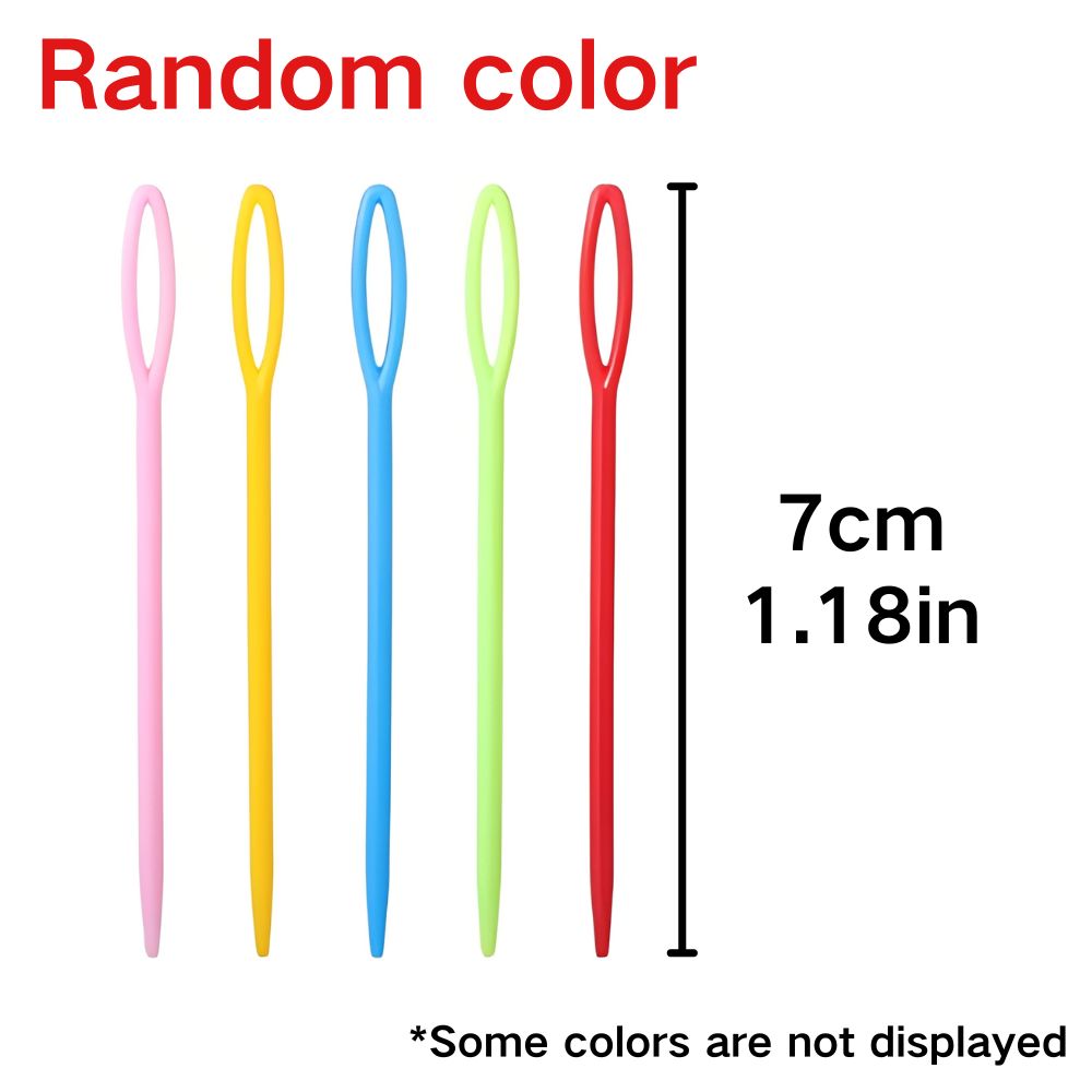50/150pcs 7cm Random Blunt Tip - Embroidery Yarns のレビューと価格