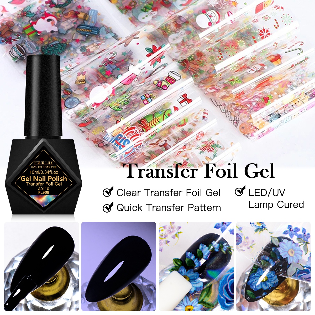 10ml Transfer Foil Nail Gel Po - Transfer Paper Carbon のレビューと価格