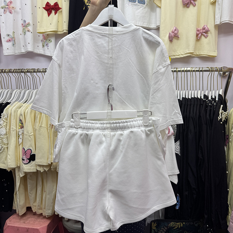 Summer Colorful 3D Flowers T-s - Embroidery Cotton Shirt のレビューと価格