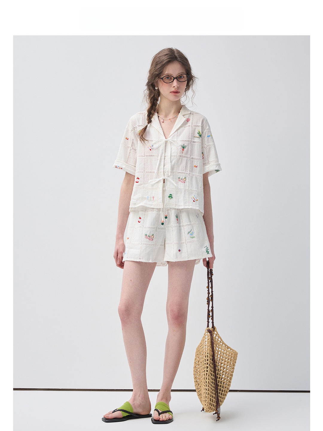 Vega Chang Pure Cotton Shirt S - Embroidery Cotton Shirt のレビューと価格