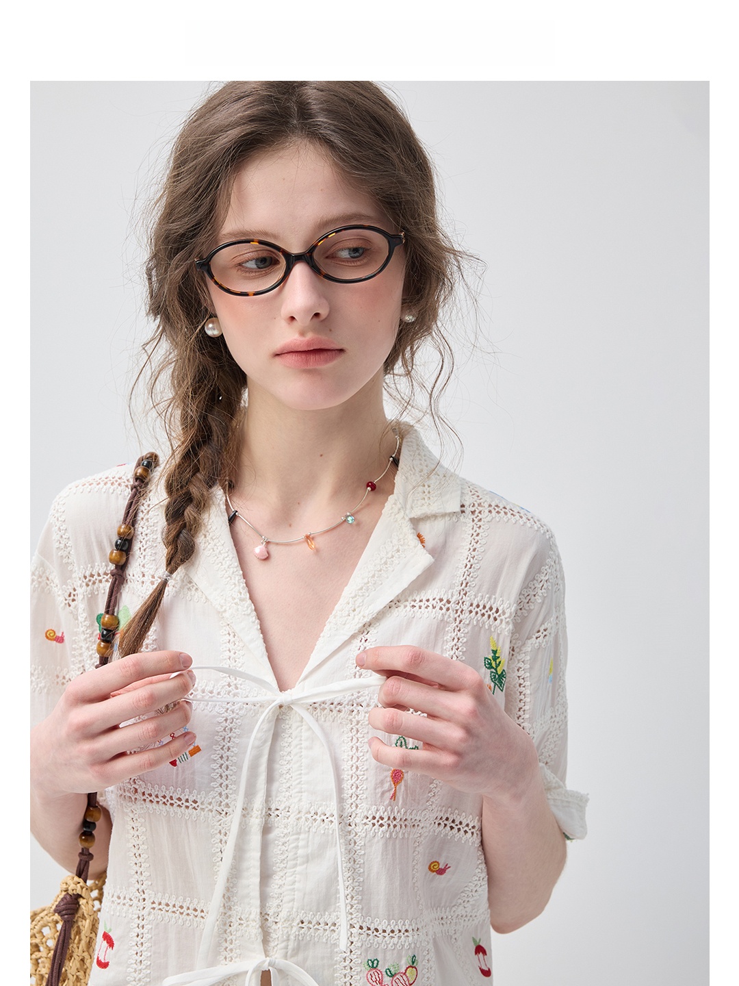 Vega Chang Pure Cotton Shirt S - Embroidery Cotton Shirt のレビューと価格