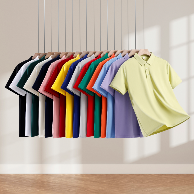 Custom polo T-shirt free print - Embroidery Cotton Shirt のレビューと価格