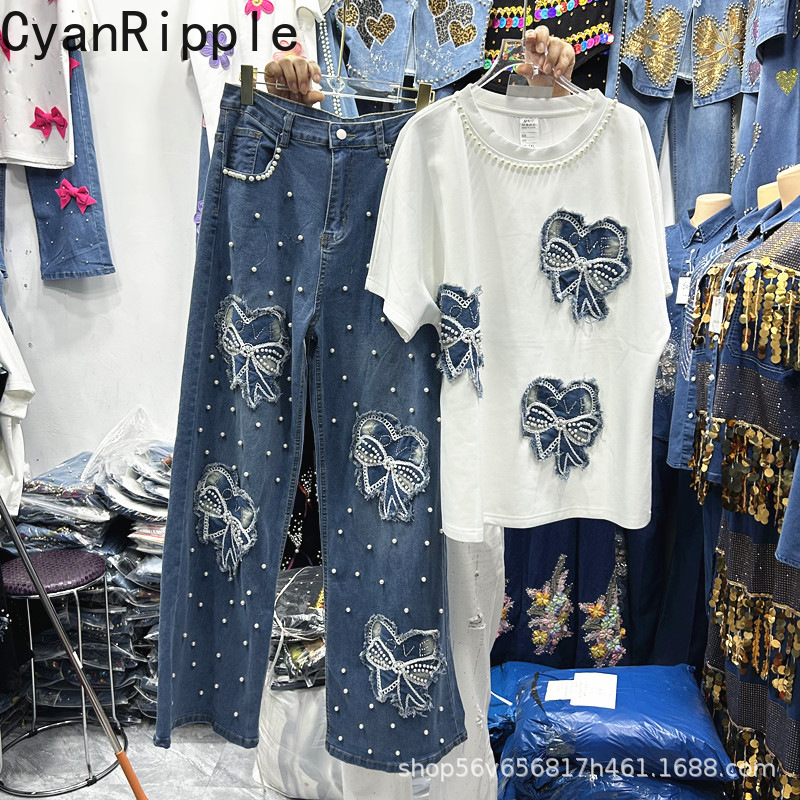 New Spring Summer Women Two-pi - Embroidery Cotton Shirt のレビューと価格