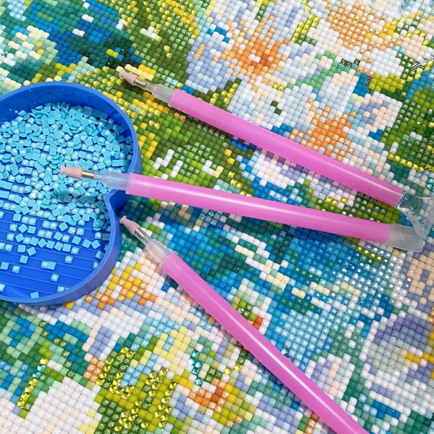 10 Silicone Tips & 3 Pens Diam - Embroidery Details のレビューと価格