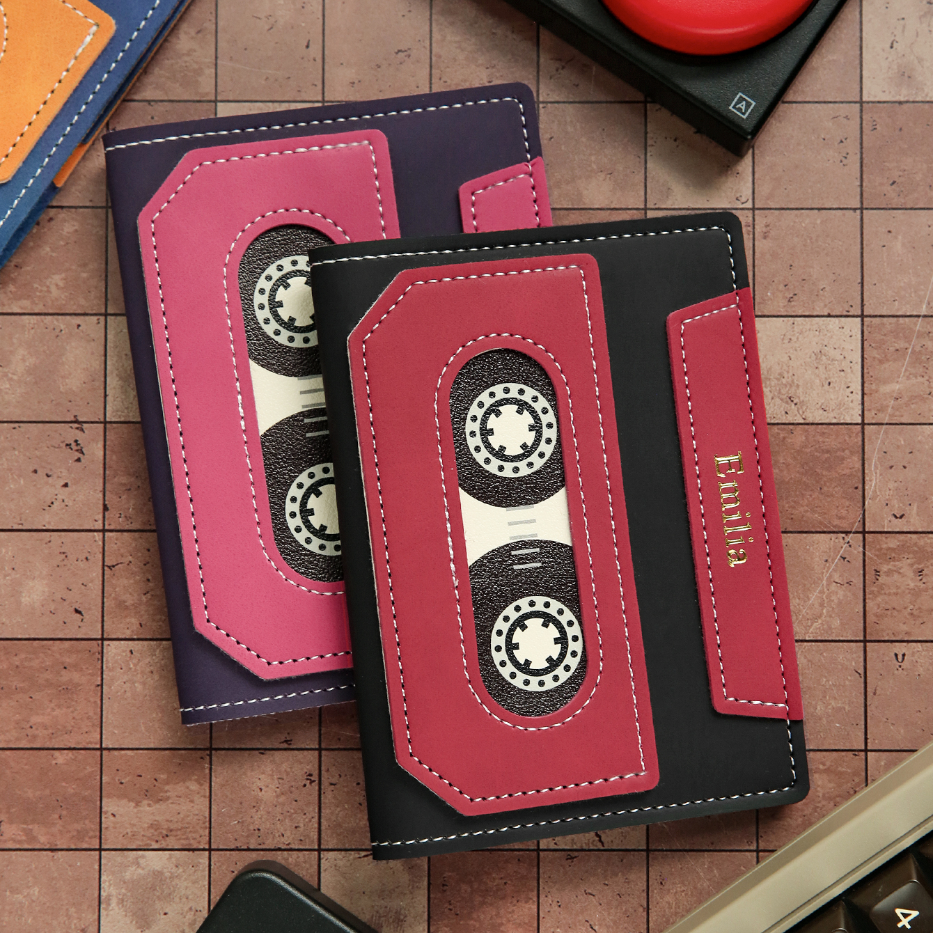 Custom Cassette Tape Passport  - Embroidery Name Designs のレビューと価格